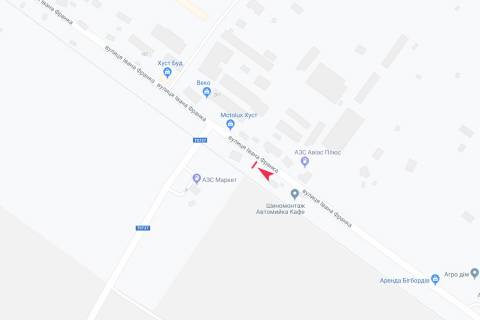 Билборд B в Хусте, 3х6  в'їзд до міста 1 км схема