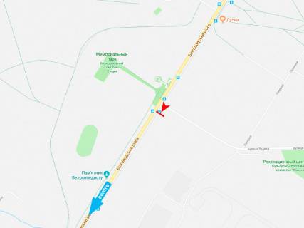 Ситилайт B в Запорожье Белгородское шоссе - Рудика ул. (1) (остановка "Мемориал Славы") схема