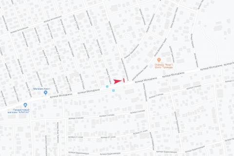 Билборд B в Антоновке вул Молодіжна схема