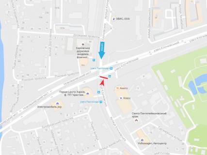 Скролер, Скрол A у Харкові, 3,1х2,2  Клочківська вул., 104-А, з центру - 474684 схема