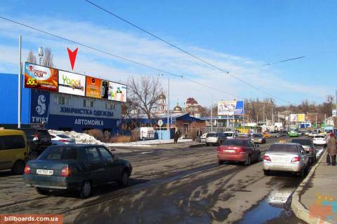 Билборд A в Запорожье Клочковская ул. - СМ Рост фото 1