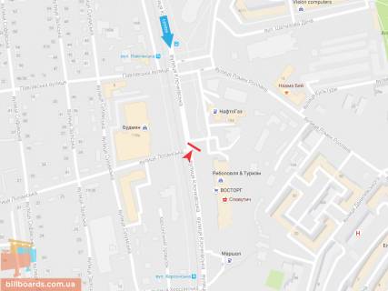 Скроллер A в Запорожье Клочковская ул., 134 , из центра - 165775 схема