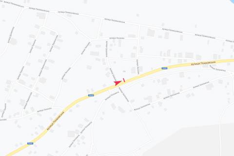 Білборд, Бігборд (Борд)   у Бершаді вул Покровська схема