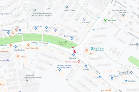 Призматрон, Призма A у Харкові, 3х6  23 Серпня вул., 59 - Космонавтів вул., в центр - 471223 схема