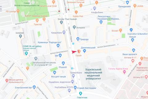 Скролер, Скрол A у Дніпро (Дніпропетровськ), 3,1х2,2  Данилевського вул. - Науки пр-т, 8, в центр, VIP - 373589 схема