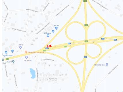 Билборд A в Харькове, 3х6  Полтавський шлях вул. - Окружна (2), з центру схема