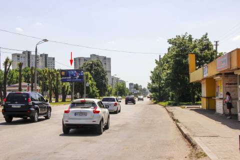 Билборд B в Харькове, 3х6  Леся Сердюка вул., 36, в центр  (Класс) фото 1