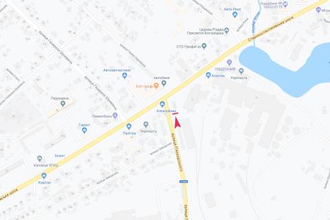 Билборд A в Шепетовке, 3х6  виїзд із міста схема
