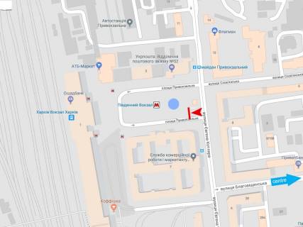 Ситилайт B в Харькове, 1,2х1,8  Євгена Котляра вул.,7 схема