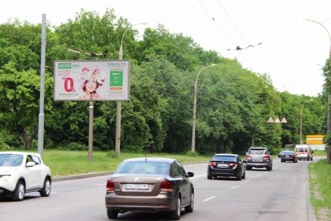 Билборд B в Харькове, 3х6  Дерев'янка вул. (навпроти б. № 4), в центр фото 1