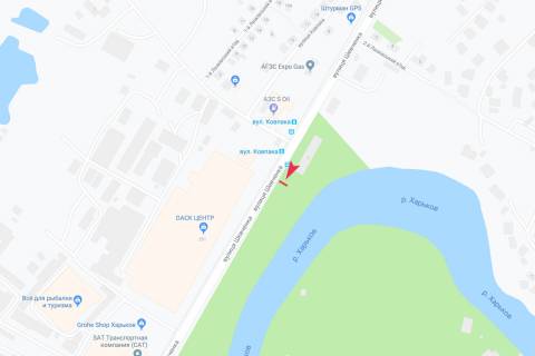 Білборд, Бігборд (Борд)  B у Дніпро (Дніпропетровськ), 3х6  Шевченка вул., 260, в центр схема