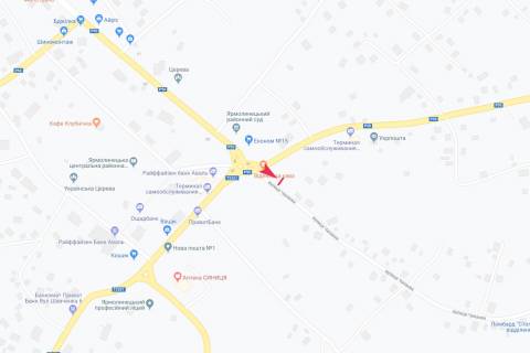 Билборд B в Ярмолинцах, 3х6  вул Чапаєва схема