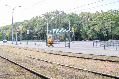 Сiтiлайт A у Запоріжжі Белгородское шоссе - Рудика ул. (2) (остановка "Мемориал Славы") Фото 1