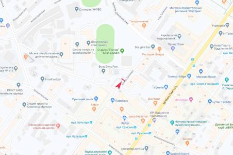 Бэклайт B в Харькове, 3,1х2,2  Трінклера вул., 9 (навпроти будинку № 24), з центру схема