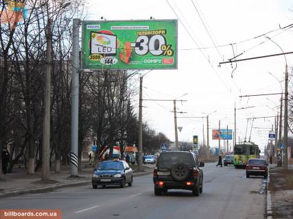 Билборд B в Запорожье Петра Григоренка пр-т, 10, в центр фото 1