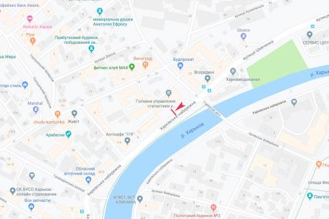 Скролер, Скрол A у Дніпро (Дніпропетровськ), 3,1х2,2  Харківська набережна - Маршала Бажанова вул., 28, з центру - 374270 схема