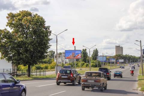 Билборд B в Харькове, 3х6  Клочківська вул. - Берегова вул. (1), з центру фото 1