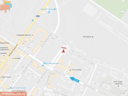 Призма B в Запорожье Первого Мая ул. -  Веснина ул., 5-а   - 54476 схема