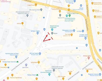 Видеоборд A у Києві В. Васильківська вул., 5(БЦ Арена Сіті), 2 екрана - 497093 схема