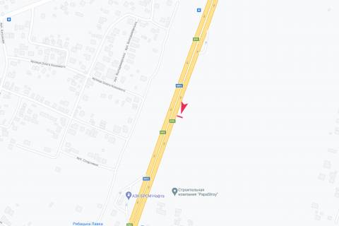 Билборд B в Днепр (Днепропетровск) виїзд з Києва в бік Одеси схема