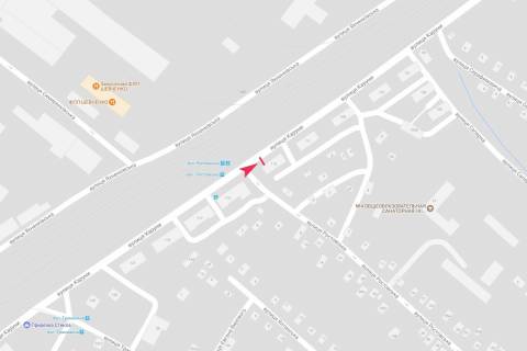 Билборд A в Днепр (Днепропетровск), 3x6  Каруни вул., 113 схема