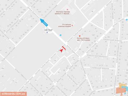 Призма A в Запорожье Любови Малой пр-т,47, в центр - 54532 схема