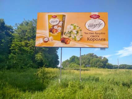 Билборд B в Козелце, 3х6  в'їзд-виїзд фото 1