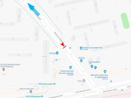 Призма B в Днепр (Днепропетровск), 3х6  Ювілейний пр-т, 83, з центру (коло тролейбуса) - 374377 схема