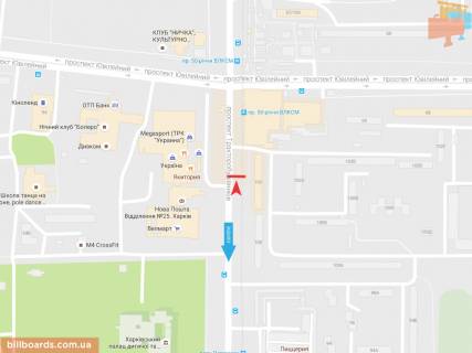 Призма A в Запорожье Тракторостроителей,пр-т 102, в центр - 54570 схема
