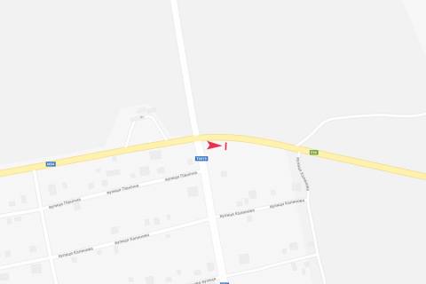 Билборд  в Пятихатках Выезд на Днепр схема