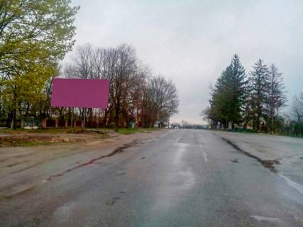 Билборд B в Шпикове, 3х6  виїзд із міста (на перехресті) фото 1