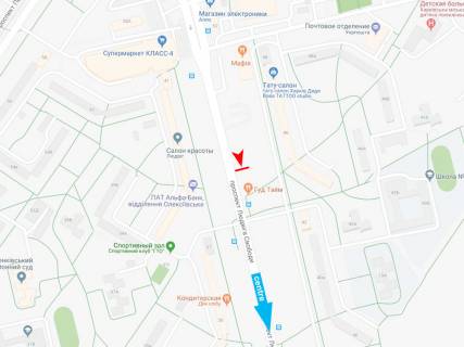 Призма B в Харькове, 3х6  Людвіга Свободи пр-т, 46, в центр - 471696 схема
