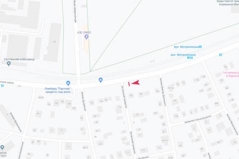 Билборд B в Харькове, 3х6  Салтівське шосе, 160, в центр схема