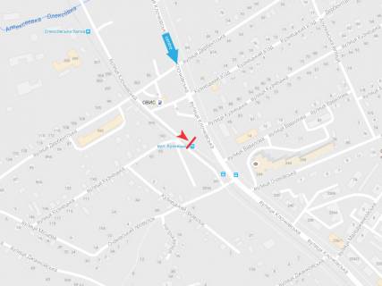 Ситилайт B в Харькове, 1,24х1,84  Клочківська вул. - вул. Кузнецька, 95  (зупинка  вул. Кузнецька (1)) схема