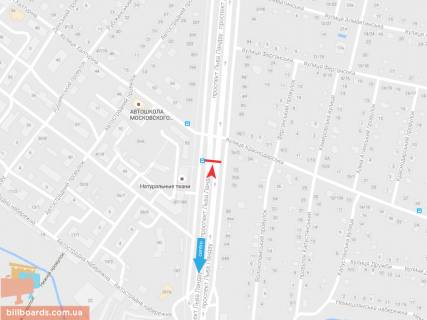 Призма A в Запорожье Льва Ландау пр-т, 74, в центр - 54642 схема