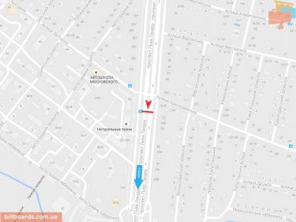 Призма B в Запорожье Льва Ландау пр-т, 74, из центр - 54645 схема
