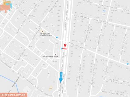 Призма B в Запорожье Льва Ландау пр-т, 74, из центр - 54647 схема
