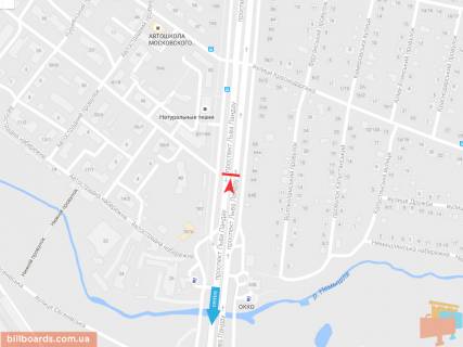 Бэклайт A в Запорожье Льва Ландау пр-т, 64-а, в центр схема