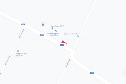 Білборд, Бігборд (Борд)  B у Дніпро (Дніпропетровськ), 3х6  вул Першотравнева схема