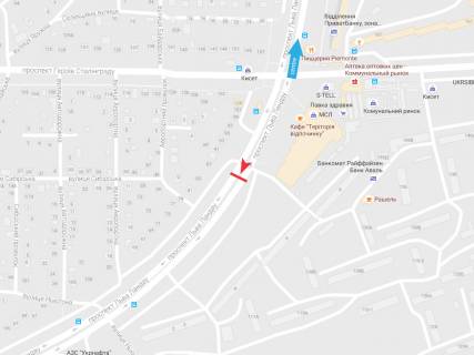 Призма B в Харькове, 3х6  Льва Ландау пр-т, 91, з центру - 472071 схема
