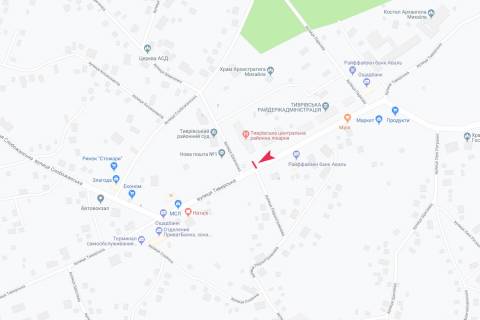 Билборд  в Тыврове вул Малиновского схема