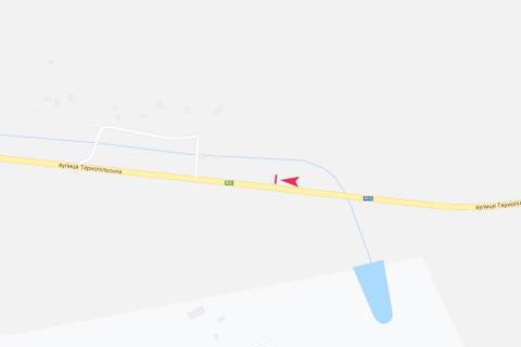 Білборд, Бігборд (Борд)  A у Козовій, 3х6  Тернопільська траса схема