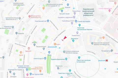 Бэклайт B в Харькове, 3,1х2,2  Незалежності пр-т, 5-б - Леся Курбаса (Ромен Роллана) вул., з центру, VIP схема