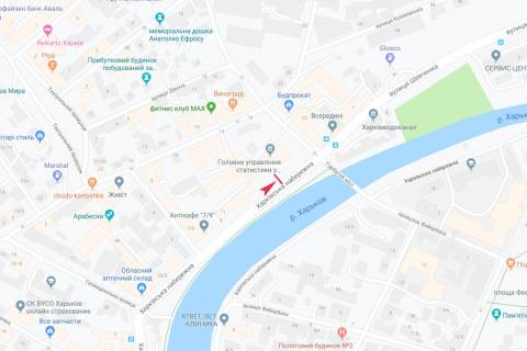 Скролер, Скрол B у Дніпро (Дніпропетровськ) Харьковская набережная - Маршала Бажанова ул., 28, в центр - 374274 схема