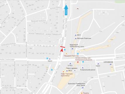 Призма A в Харькове, 3х6  Льва Ландау пр-т, 12 , в центр - 472067 схема