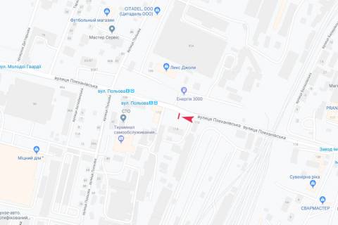 Білборд, Бігборд (Борд)  B у Харкові, 3х6  Георгія Тарасенка (Плеханівська) вул., 114, в центр схема