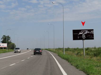 Білборд, Бігборд (Борд)  A у Дніпро (Дніпропетровськ), 3x6  Аеропортівська ., 200 м до повороту до аеропорту (сторона А) Фото 1