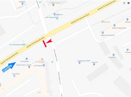 Скролер, Скрол B у Харкові, 3,1х2,2  Полтавський Шлях вул. - Дудинської вул., з центру - 471837 схема