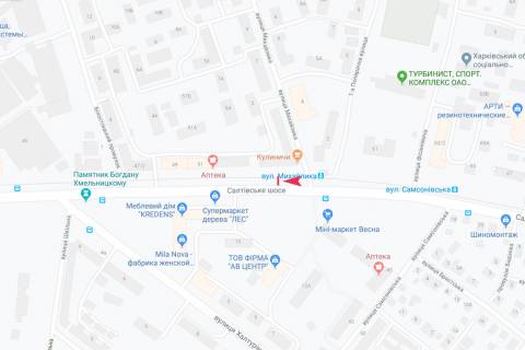 Сiтiлайт A у Харкові, 1,24х1,84  Салтівське шосе, 57 (1) (зупинка Михайлика), з центру схема