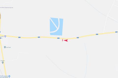 Білборд, Бігборд (Борд)  B у Борщеві, 3х6  с Мушкатовки схема